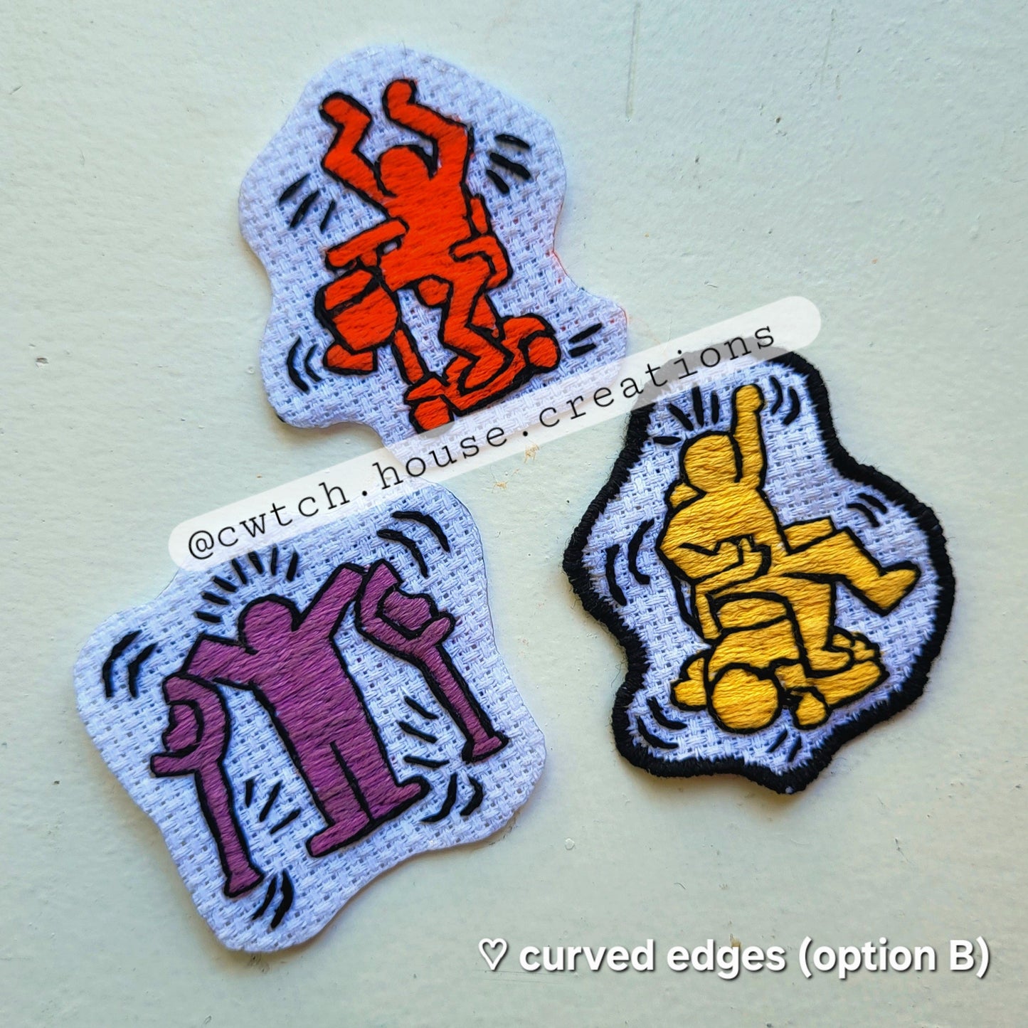 (#1,2,3) Cripple/Disabled Dancers, CHCxHateKill keith haring collab