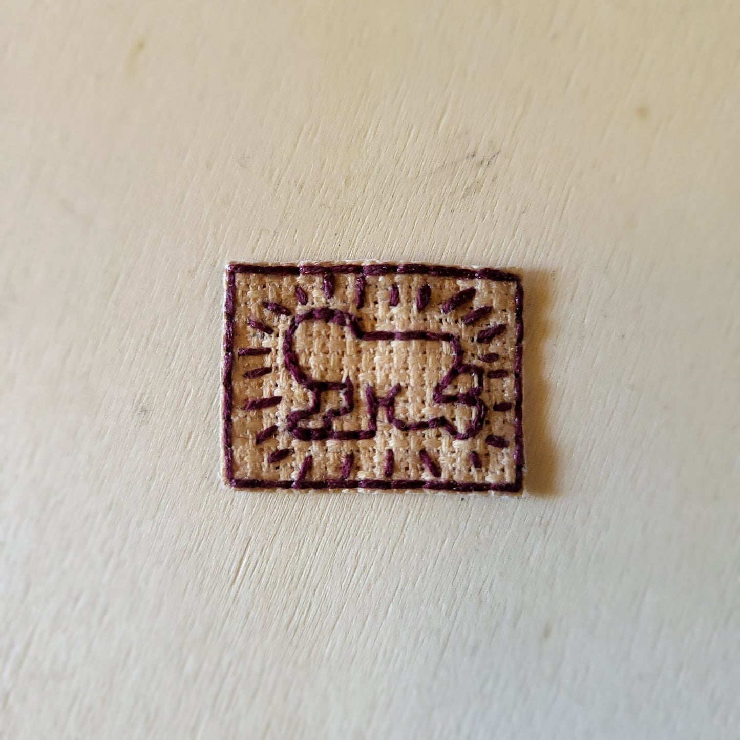 Radiant Baby, a Keith Haring Hand-Embroidered Patch