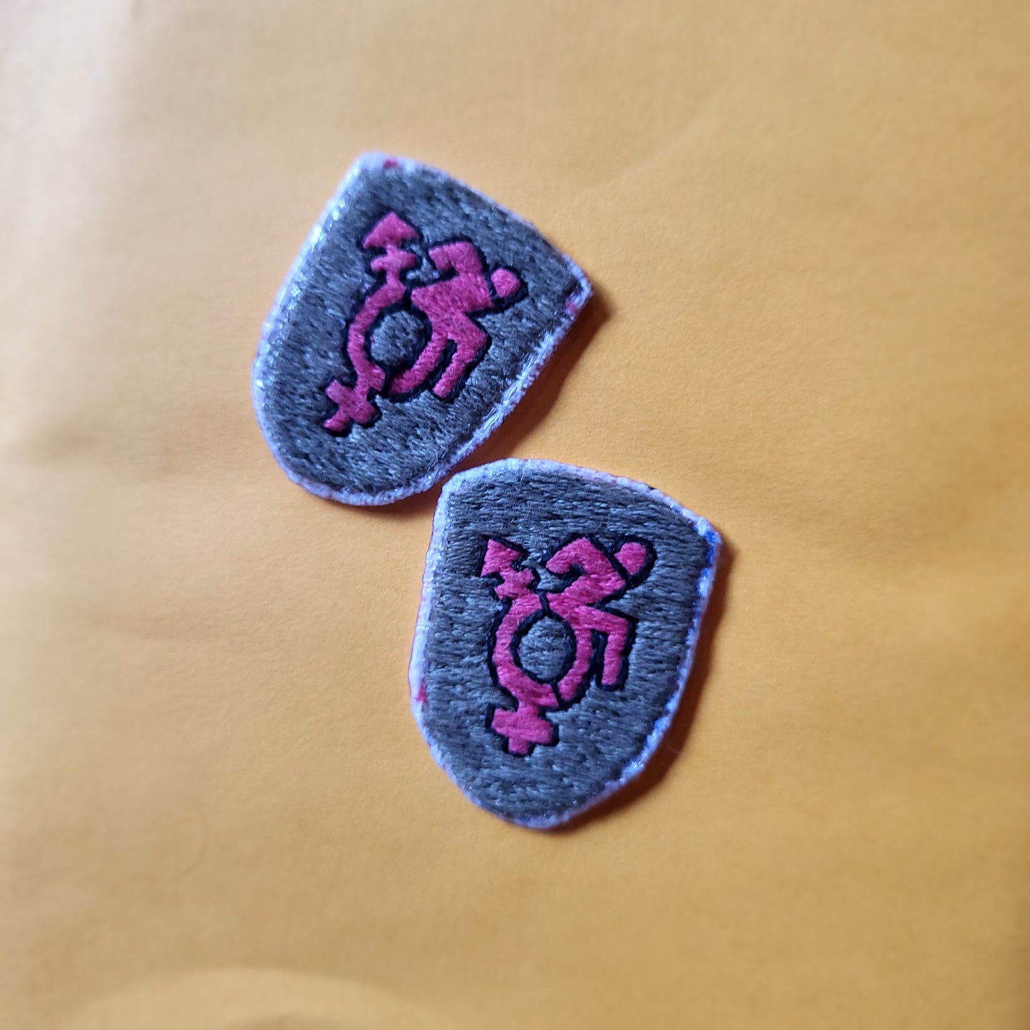 Queer Cripple Pride Patch, Hand Stitched