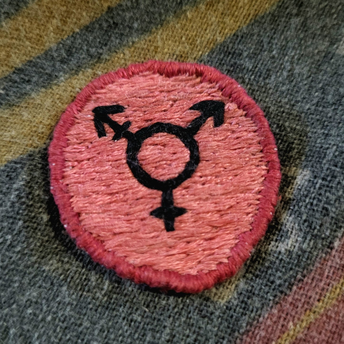 Queer Merit Patches, Custom, handstitched