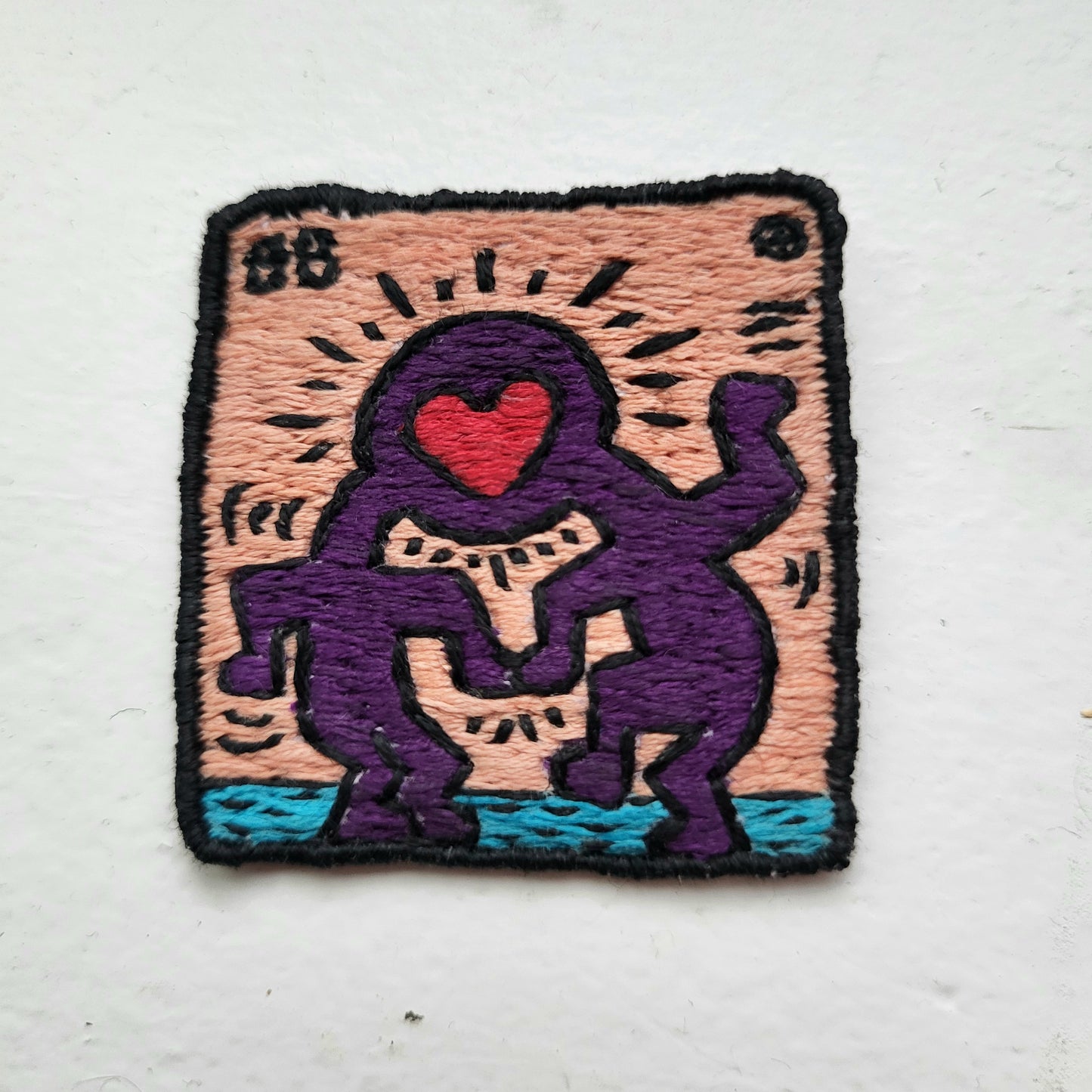 Keith Haring Wedding Patch