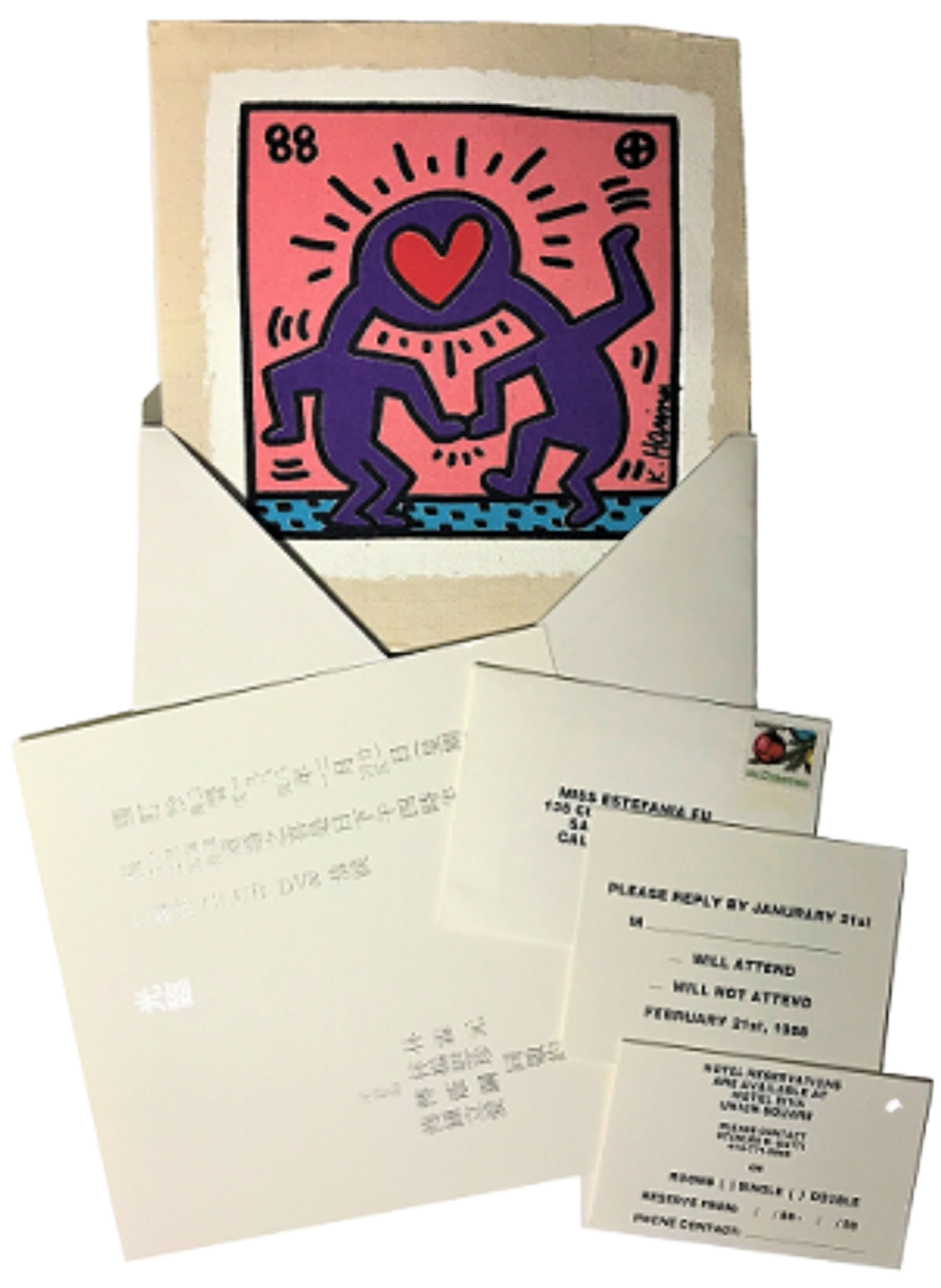 Keith Haring Wedding Patch