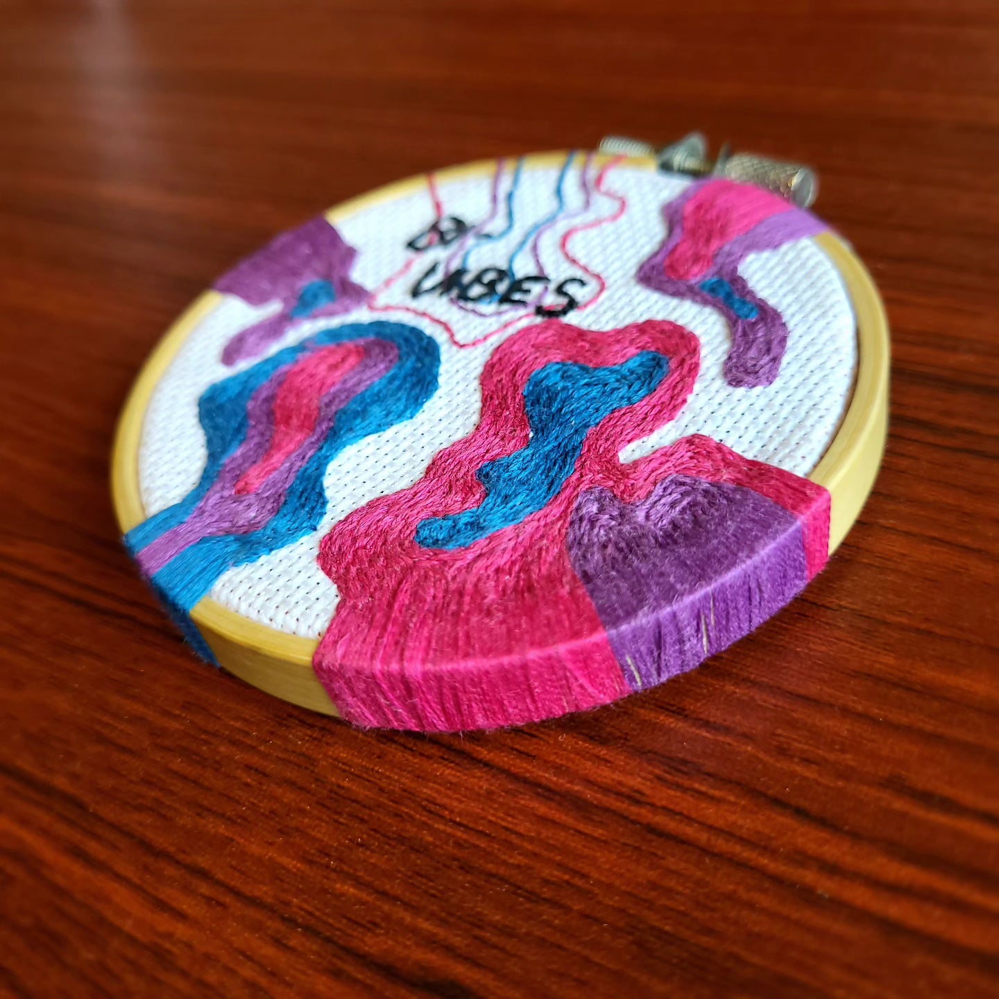 Bi Vibes Free Flow Embroidery *one off*
