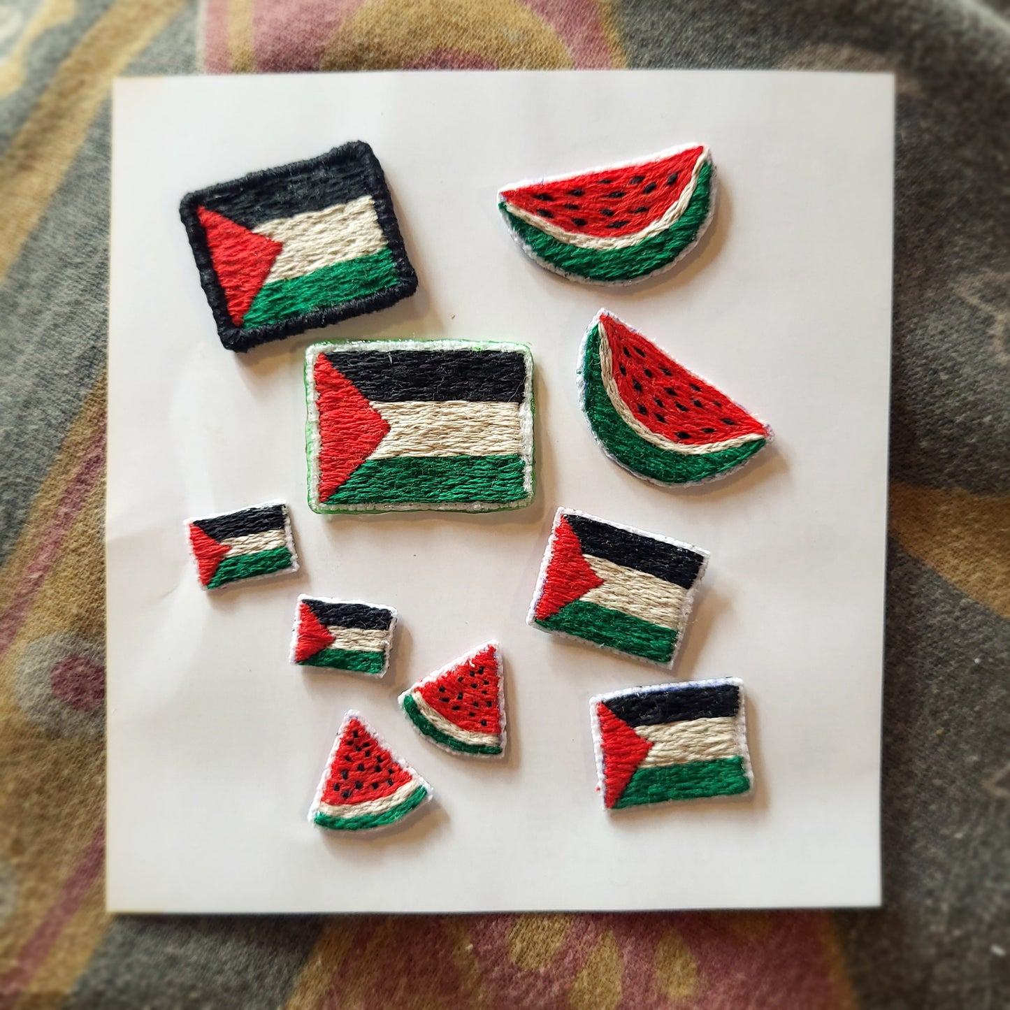 Palestine Flags, Watermelons for Palestine, by esim donation