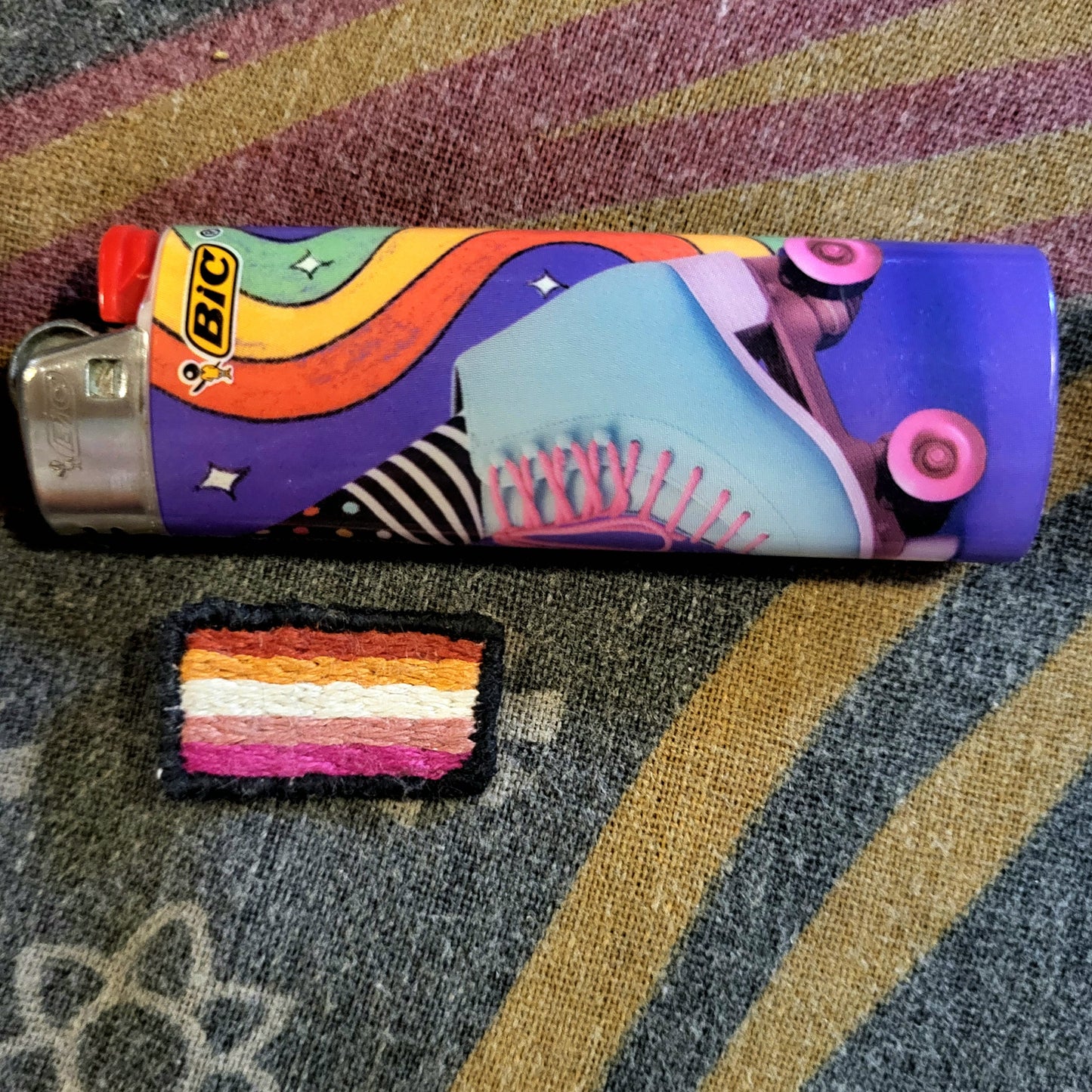 MINI Sapphic/Lesbian, Gay/MLM pride flag