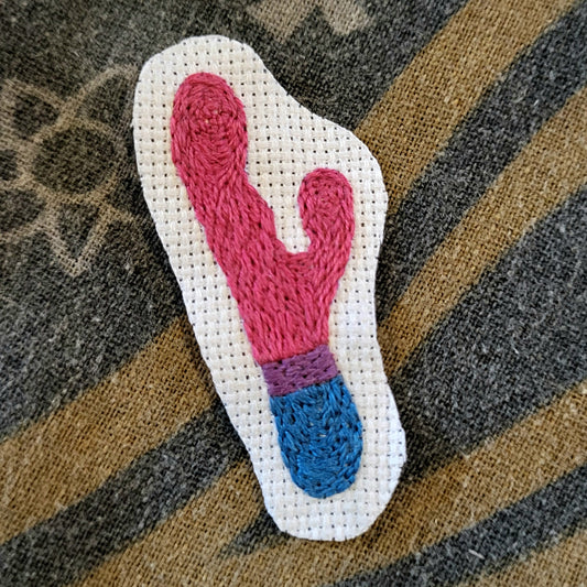 Bi-vibe vibrator patch