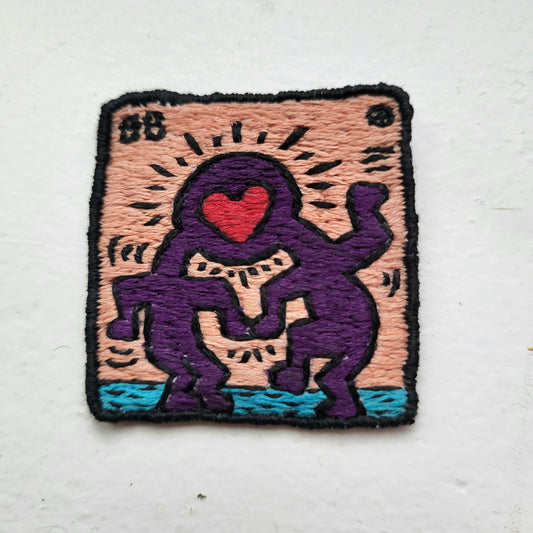 Keith Haring Wedding Patch